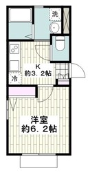 クレール茅ヶ崎の物件間取画像